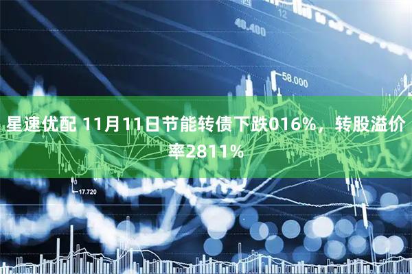 星速优配 11月11日节能转债下跌016%，转股溢价率2811%